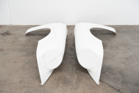FRONT GUARDS: A pair of circa 1974-89 Porsche 911 fibreglass front guards