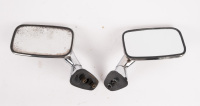 MIRRORS: A pair of circa 1972-74 Porsche 911 left & right side mirrors - small rectangular shape