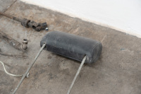 AUTOJUMBLE: A box of assorted Porsche 911 parts, includes fuel filler flaps, period engine oil lines, one headrest & steering shaft with universals - 2