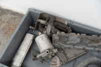 AUTOJUMBLE: A group of assorted Porsche 911 parts, includes such things as magnesium cam chain housing & covers, six inlet adaptors and a 915 gearbox oil cooler & brackets - 2