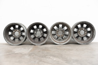 WHEELS: A set of alloy wheels 6.5IN x 15IN circa 1975 to suit narrow body Porsche 911 - 6