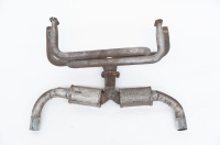356 EXHAUST: A Porsche 356 rear exhaust, sports system & home made