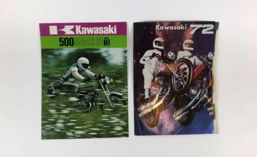 KAWASAKI: Two original Kawasaki 1972 Range and HI500 1973
