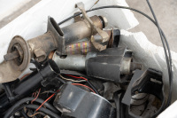 STEERING COLUMN PARTS: A box of assorted steering column parts to suit Porsche 911, some F & G series - 2