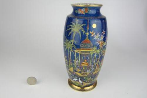 CARLTON WARE: A large Carlton Ware Mikado pattern urn form vase