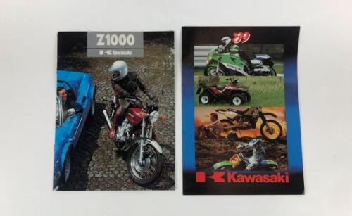 KAWASAKI: Two original Kawasaki 1989 Range and Z1000 colour sales brochures