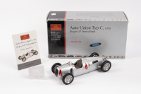 AUTO UNION: A highly detailed CMC 1:18 scale Auto Union Typ C, 1936 German GP winner, model number M-073 in original box