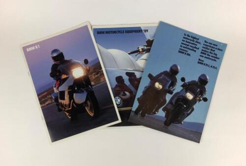 BMW: Three original BMW K1 Range and Equip range and K Series colour sales brochures