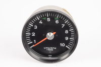 TACHOMETER: A VDO 10000 RPM tachometer thought to suit Porsche 911SC or Turbo, with the early pointer, post 1974