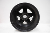 RACING WHEEL: A five spoke magnesium racing wheel, 42cm diameter, 25cm width - 3