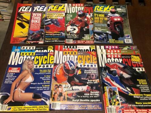 MAGAZINE: Twelve issues REVS Motorcycle Magazine