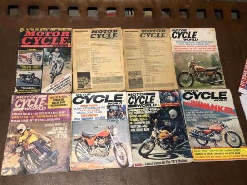 MAGAZINE: Eight issues Motor Cycle World Magazine
