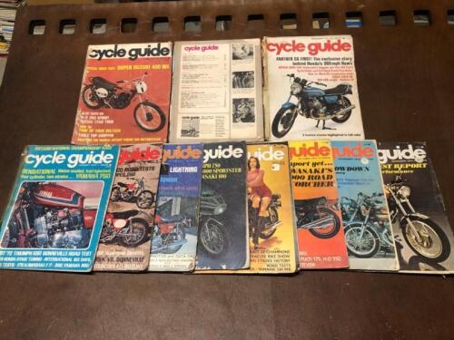 MAGAZINE: Eleven issues Cycle Guide Magazine