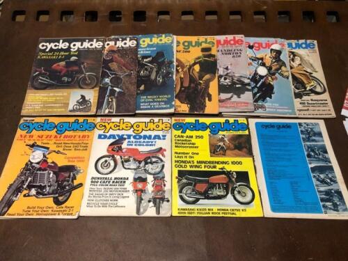 MAGAZINE: Eleven issues Cycle Guide Magazine
