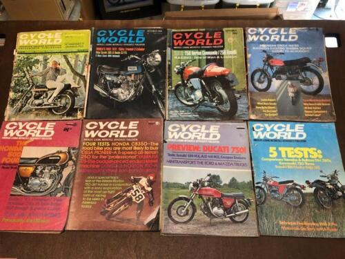 MAGAZINE: Eight issues Cycle World Magazine