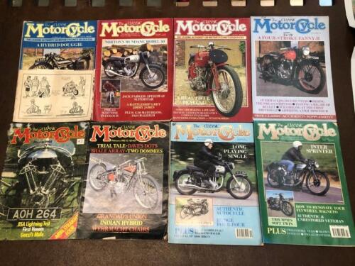 MAGAZINE: Eight Issues The Classic MotorCycle Magazine