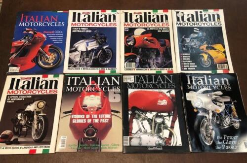 MAGAZINE: Eight issues Italian Motorcycles Magazines