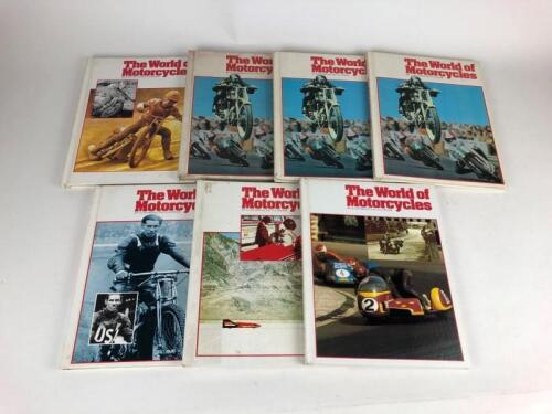 BOOKS: Seven volumes of 'The World of Motorcycles' including three copies of #2, plus one copy each of #9, #14, #18, #22