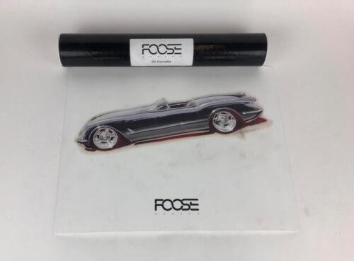POSTER: One print of Foose 1954 Corvette sketch