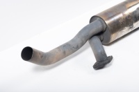 REAR MUFFLER: A Porsche 911 rear muffler circa 1965-1989, 'two in two out', with two retaining straps - 4