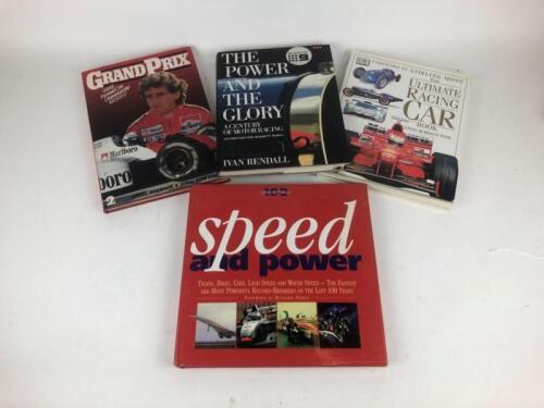 BOOKS: Four books, Ultimate Racing Car and Power Glory and GP #2 1986/87 and Speed & Power