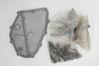 ENGINE PARTS: A group of assorted Porsche 911 circa 1969 engine parts, includes rocker covers, cam boxes and cam chain covers - 4