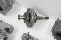 ENGINE PARTS: A group of assorted Porsche 911 circa 1969 engine parts, includes rocker covers, cam boxes and cam chain covers - 7