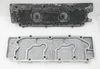ENGINE PARTS: A group of assorted Porsche 911 circa 1969 engine parts, includes rocker covers, cam boxes and cam chain covers - 10