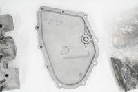 ENGINE PARTS: A group of assorted Porsche 911 circa 1969 engine parts, includes rocker covers, cam boxes and cam chain covers - 14