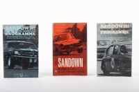 SANDOWN: Three official programs from events held at Sandown in 1965/66