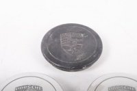 WHEELS CAPS: A set of four polished wheel centre caps to suit early Fuchs wheels - 2