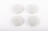 WHEEL CAPS: A set of four early Fuchs wheel centre caps
