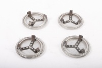 WHEEL CAPS: A set of four early Fuchs wheel centre caps - 3