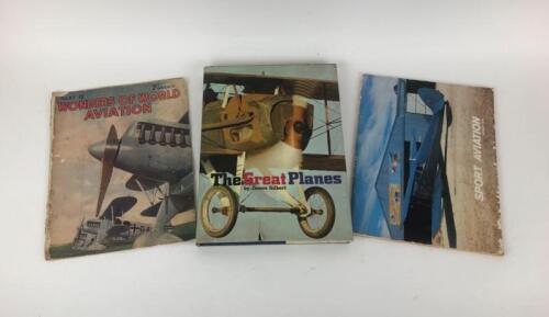 AVIATION: Three books, Wonders of Aviation 1950's, The Great Planes (251 pages) and Sport Aviation 1979