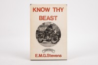 A late 1970s edition of 'Know Thy Beast' by E.M.G. Stevens, hardcover