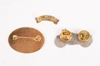 A group of three Vincent related pins/badges - 2