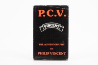 A hardcover edition of 'The Autobiography of Philip Vincent', 167 pages
