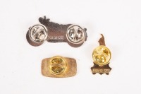 A group of three pins/badges related to Vincent - 2