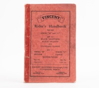 An original eighth edition from 1955 of the Vincent Motorcycles Rider's Handbook for Series 'B' and 'C'