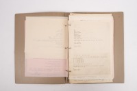 F.I.A TESTBLATT: A folder containing mostly F.I.A published Testblatts (test sheets) starting from the mid 1960s up to early 1970s for Porsche models, also includes many items of correspondence between the Hamilton Group and Porsche in Germany, some diagr - 3