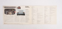 PORSCHE CARRERA RS: A very rare 1972/73 Porsche Carrera RS sales brochure, eight pages, in English - 2