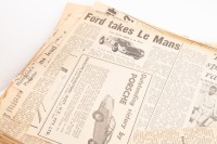 PRESS CLIPPINGS: A folder containing many press clippings mostly from Australian motorsport and some international news stories, includes some clippings relating to Alan Hamilton - 2