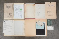 HAMILTON / MCLAREN M26: A group of assorted files mostly relating to Alan Hamilton's McLaren M26, includes the corresponding CAMS log book (dated 1978, serial No. V4957, with two polaroid photos), many items of correspondence, data information and a perso