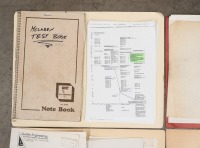 HAMILTON / MCLAREN M26: A group of assorted files mostly relating to Alan Hamilton's McLaren M26, includes the corresponding CAMS log book (dated 1978, serial No. V4957, with two polaroid photos), many items of correspondence, data information and a perso - 2