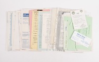 LE MANS 1981: A folder containing items relating to the 1981 Le Mans race, includes many items of correspondence, some small photos and invoices&nbsp;