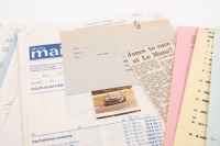 LE MANS 1981: A folder containing items relating to the 1981 Le Mans race, includes many items of correspondence, some small photos and invoices&nbsp; - 2