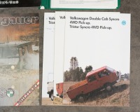 PINZGAUER / VOLKSWAGEN: A group of assorted promotional material related to the Steyr-Puch Pinzgauer&nbsp;4x4 military vehicle and also three single page Volkswagen Double Cab Pick-up promotional leaflets - 3