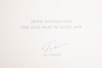 HAMILTON CORRESPONDENCE: A group of assorted correspondence items mostly from Porsche in Germany to Alan Hamilton, items signed by Ferry Porsche & Huschke von Hanstein - 2