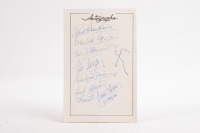 1966 SPEED WEEK: A signed 1966 Surfers Paradise Speed Week dinner service programme - 2