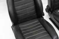 FRONT SEATS: A pair of leatherette front seats to suit a 1974-83 911 or 944 model, with brackets & slides - 2